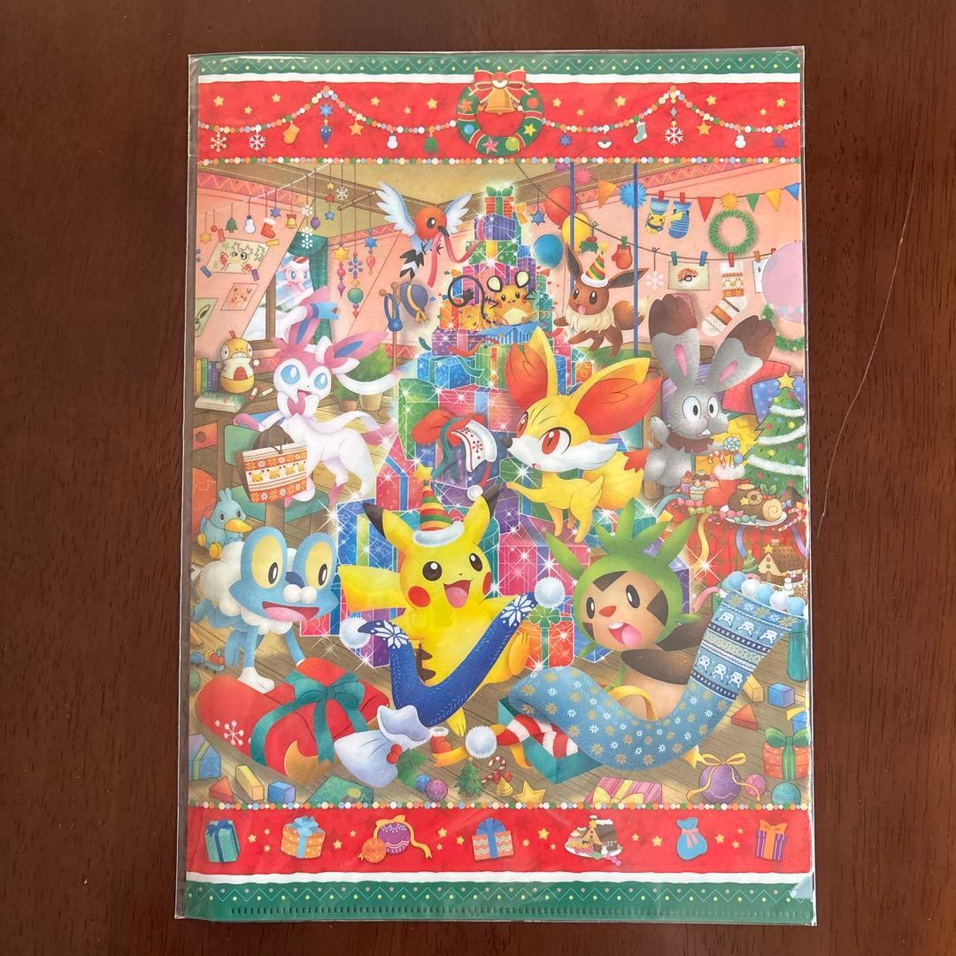 ポケモンA4クリアファイル ポケモンクリスマス2013 - メルカリ