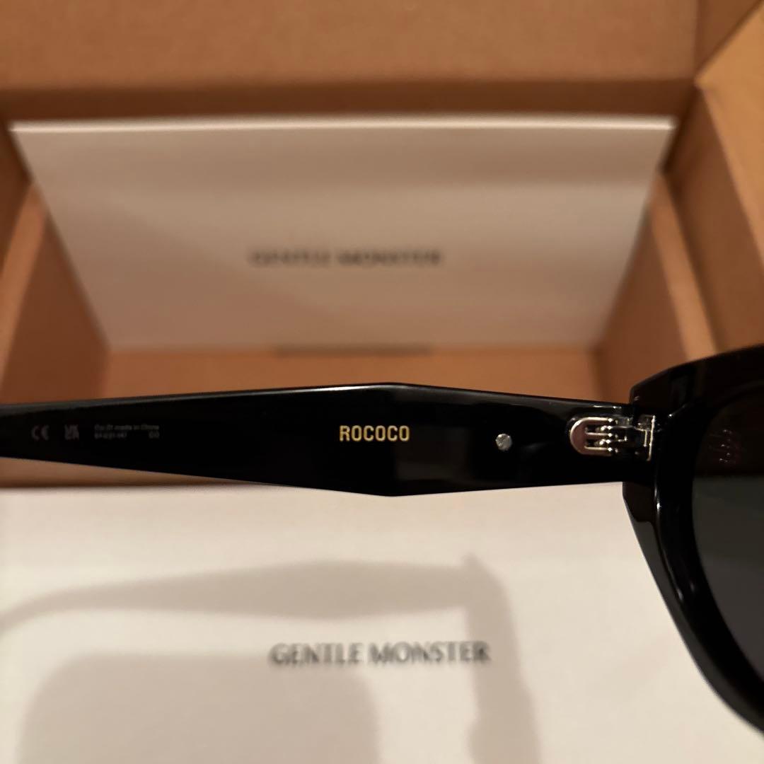 GENTLE MONSTER ブラック サングラス ROCOCO - メルカリ