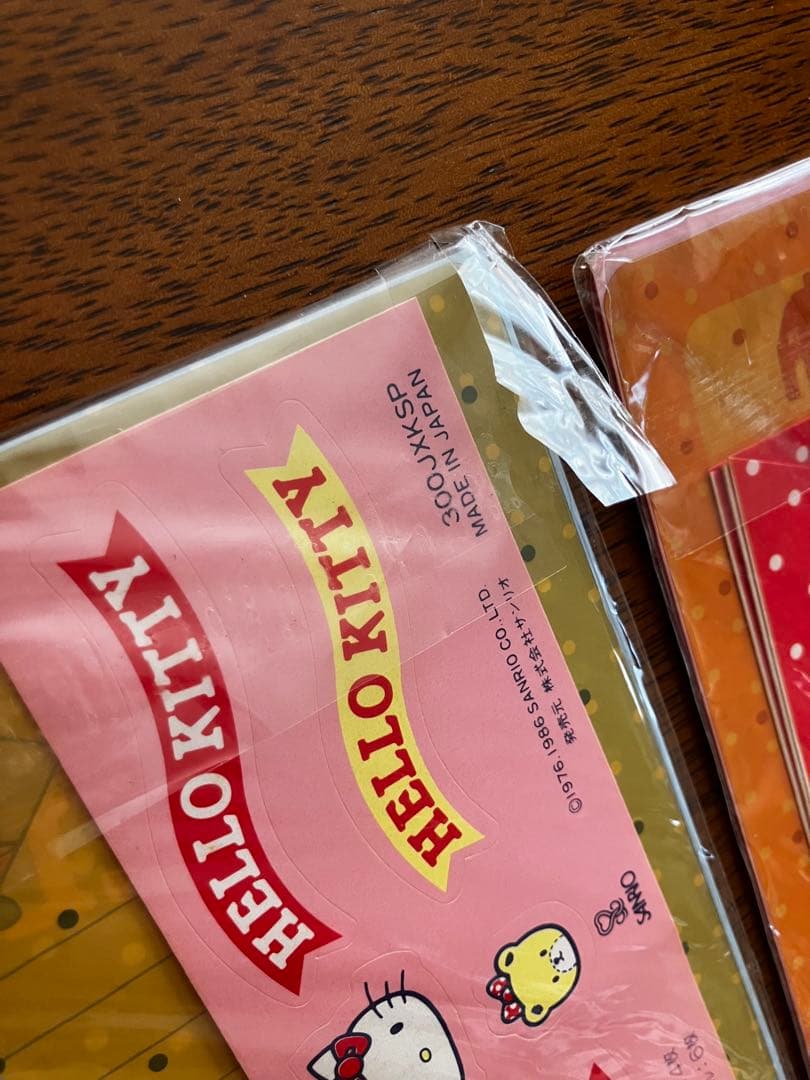 1986年製サンリオ ハローキティ レターセット2点 未使用 昭和レトロ