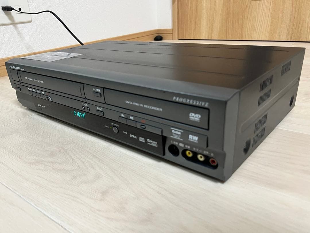 FUNAI DXR160V　地デジ内蔵ビデオ一体型DVDレコーダー DXアンテナ 地デジチューナー内蔵VHS/DVDレコーダー DXR160V - メルカリ
