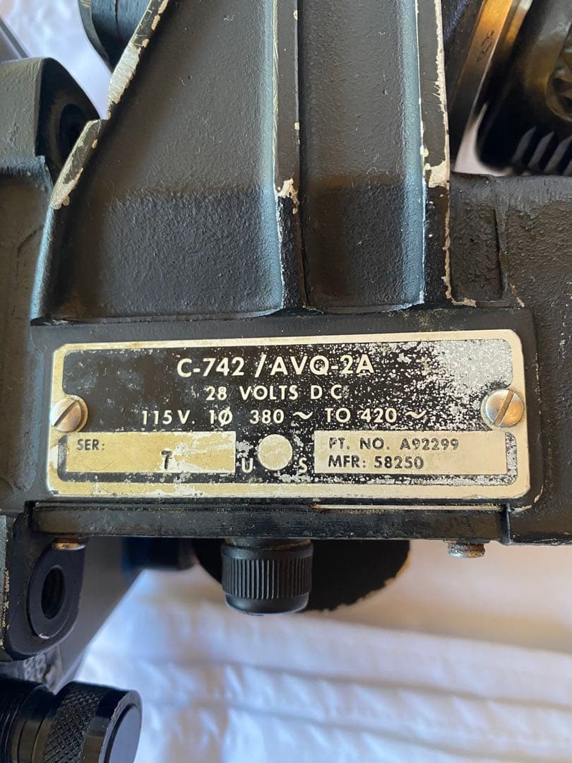 GRUMMAN S2F TRACKER サーチライトコントロールユニット 操縦桿 - メルカリ