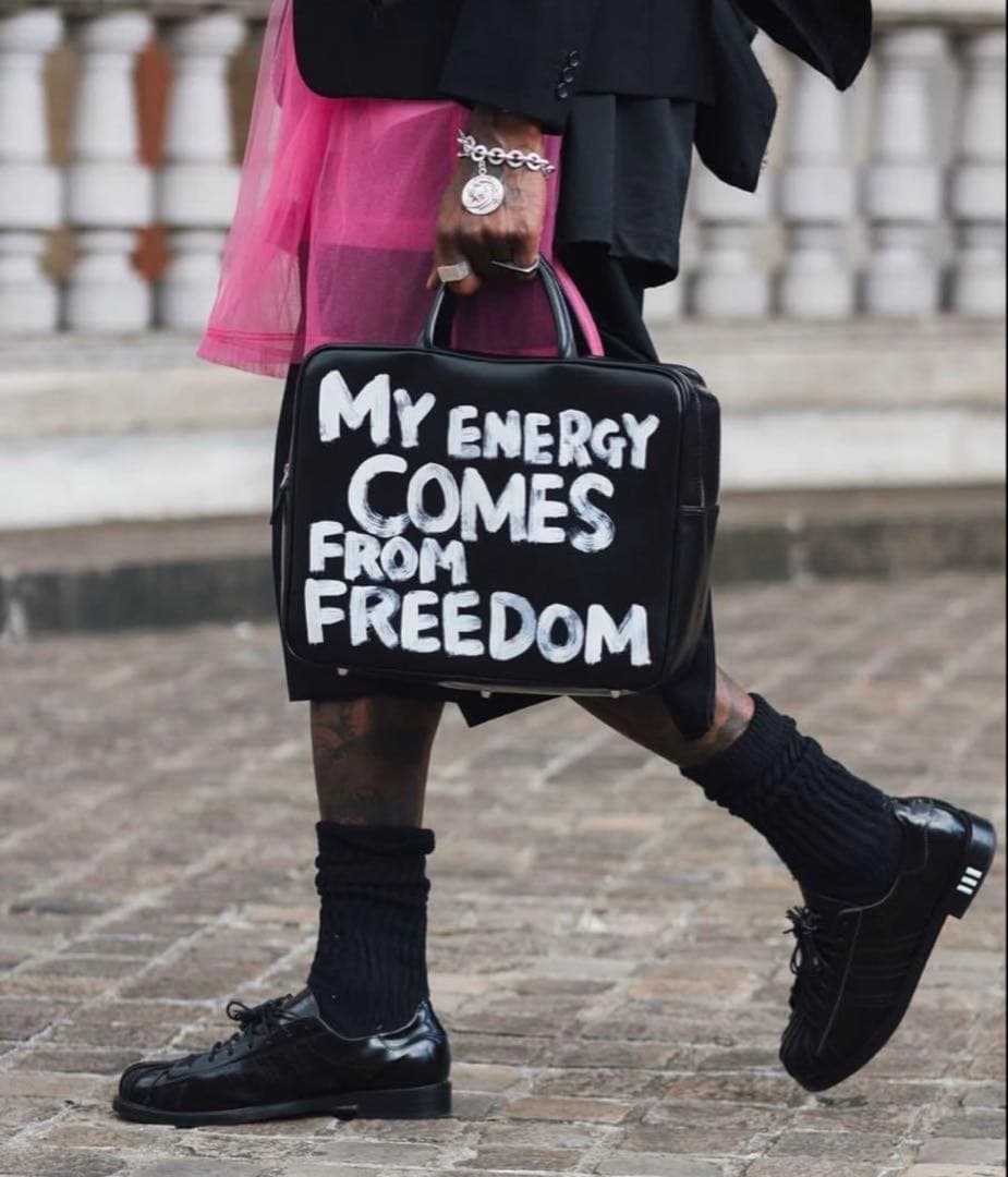 新品青山限定コムデギャルソン ペイントバッグ 青山バッグ