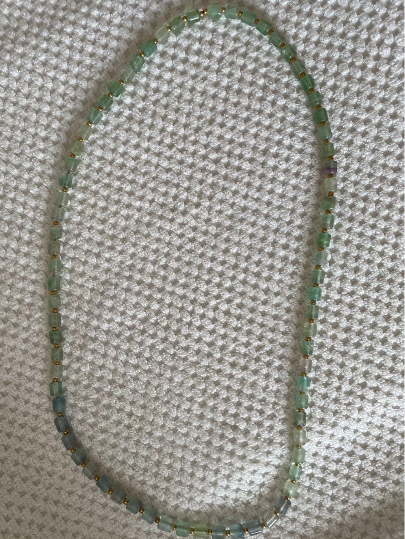 クリオ CHRIO☆フローライト ネックレス 天然石 ウェーブコンバーター