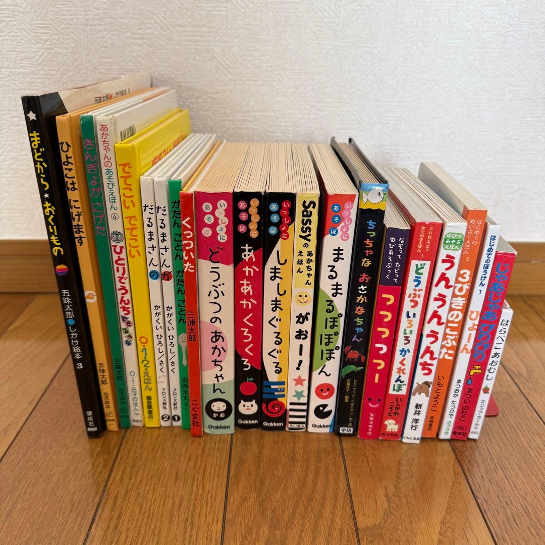 赤ちゃん 22冊セット がおー！ あかあかくろくろ だるまさんが 仕掛け