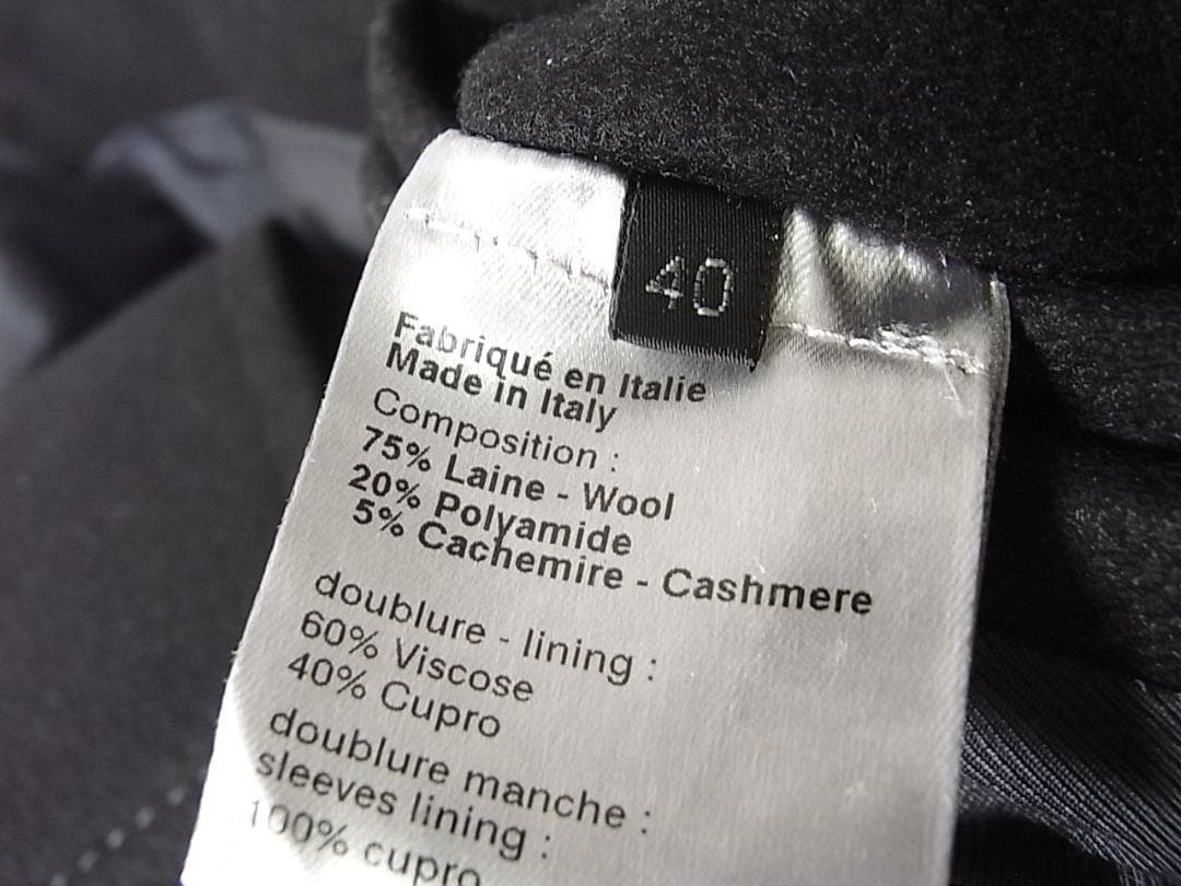 専用size40☆極美品☆ディオールオム カシミア混ダッフルコート