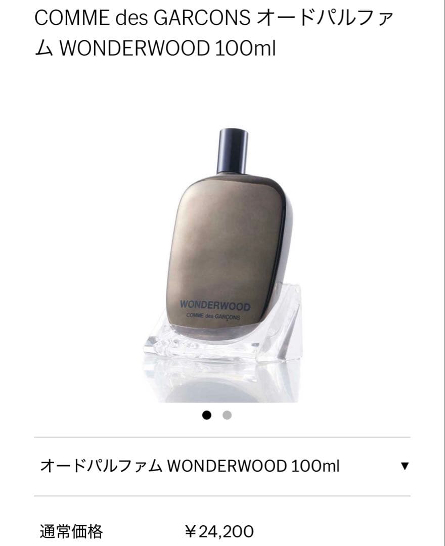 ジャック様専用COMME des GARCONS ワンダーウッド - メルカリ