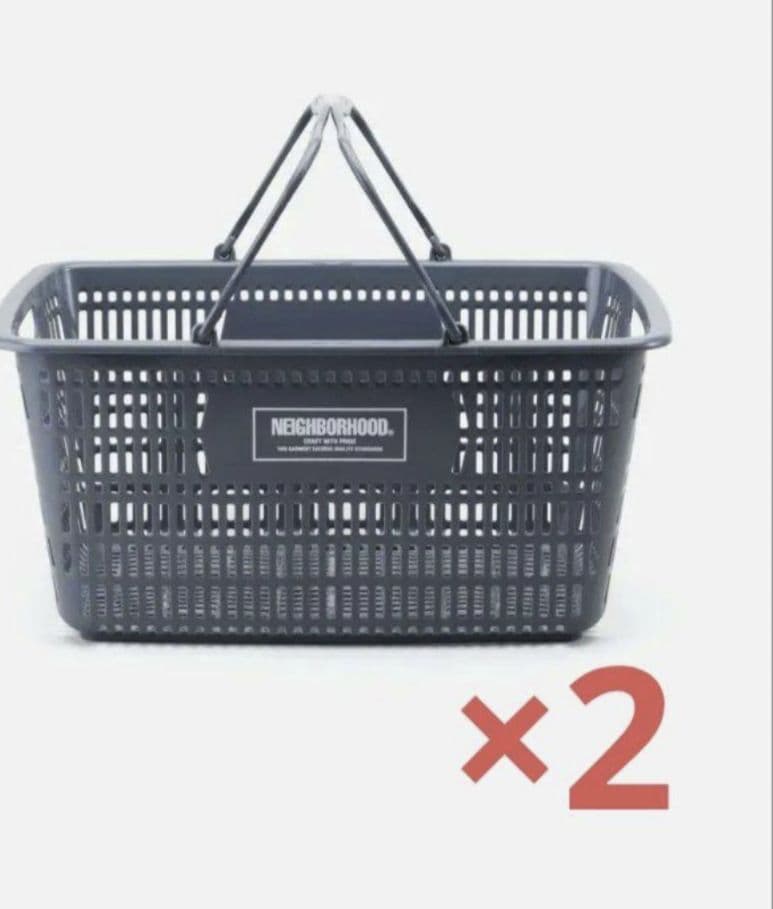 2個セット NEIGHBORHOOD LOGO BASKET バスケット ネイバーフッド Neighborhood LOGO BASKET2個セット NEIGHBORHOOD LOGO