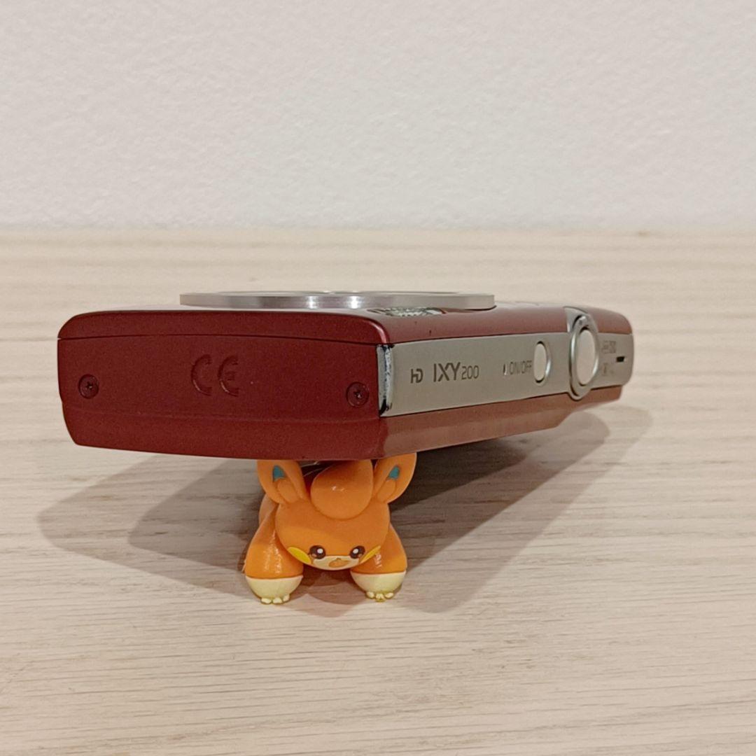 動作確認済 Canon キャノン IXY200 レッド デジカメ 充電器