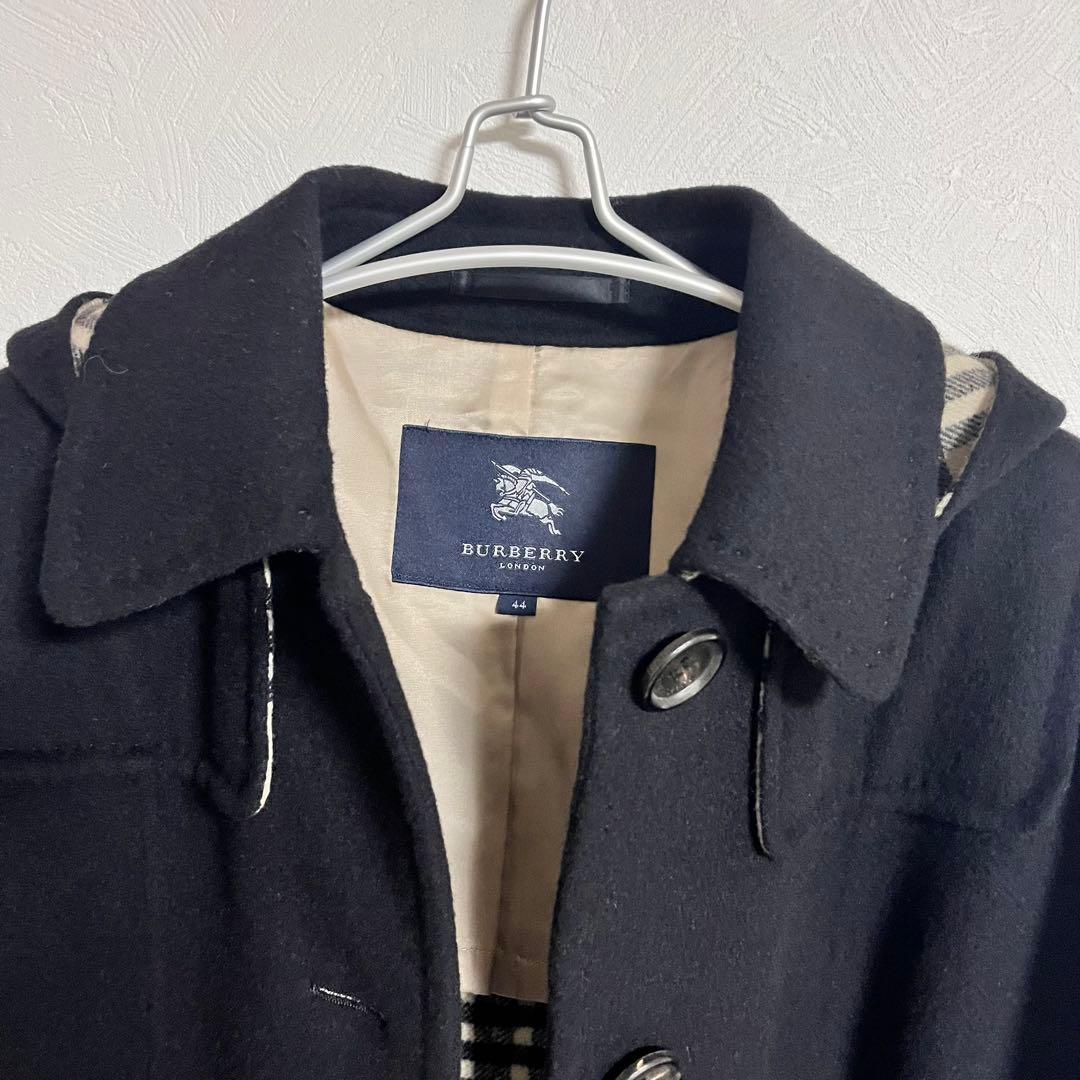 G.K.of.Qoo 様専用✨BURBERRY ウールコート ブラック 44 - メルカリ