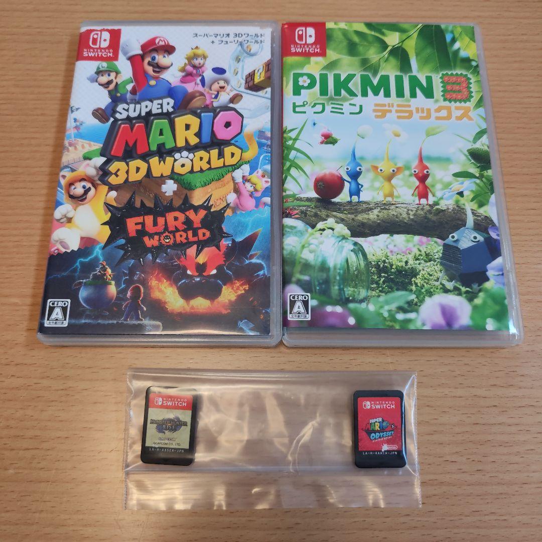 スーパーマリオ3Dワールド　ピクミン3 モンハン　マリオオデッセイ4本セット 楽天ブックス: スーパーマリオ 3Dワールド ＋ フューリーワールド