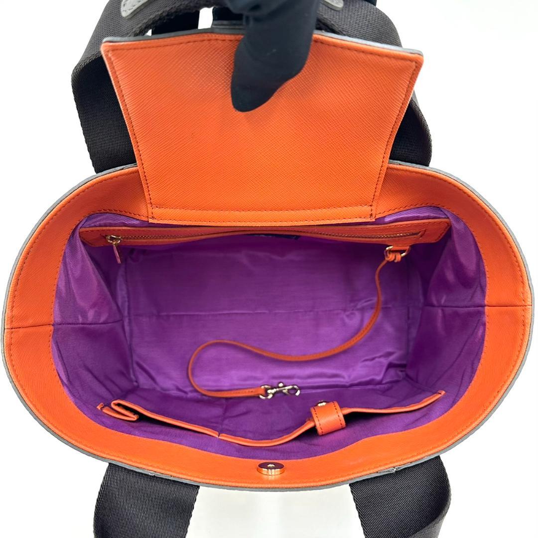 極美品☆A.D.M.J. デイリートート ロゴエンブレム ハンドバッグ トート