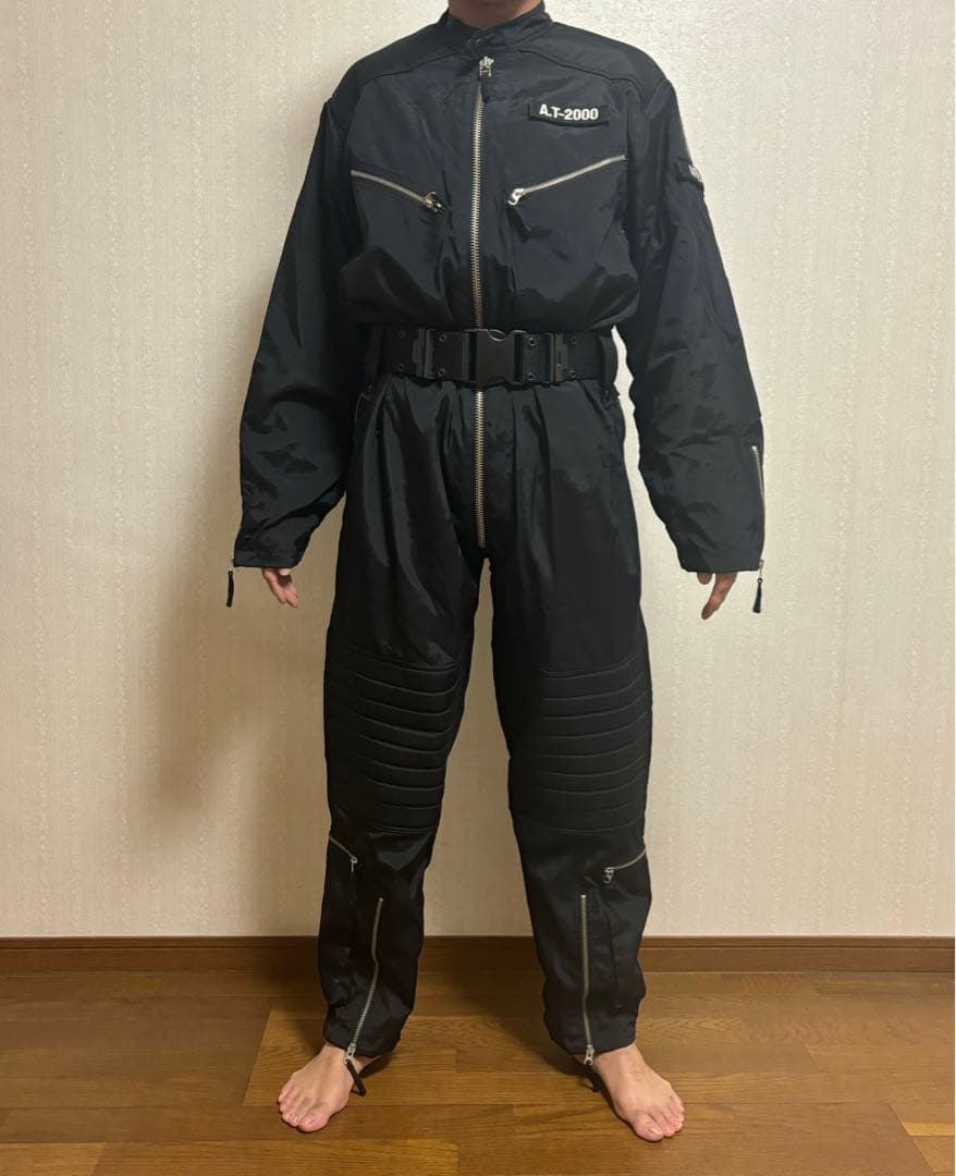 アヴィレックス × アリストトリスト TEAM2000 ジャンプスーツ L 黒