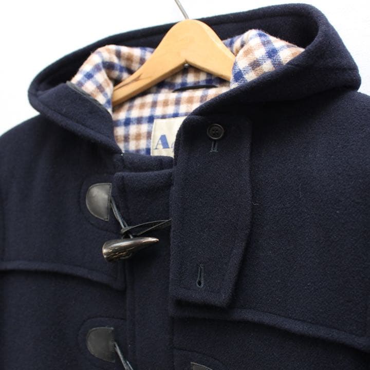 Aquascutum アクアスキュータムウールダッフルコート - メルカリ