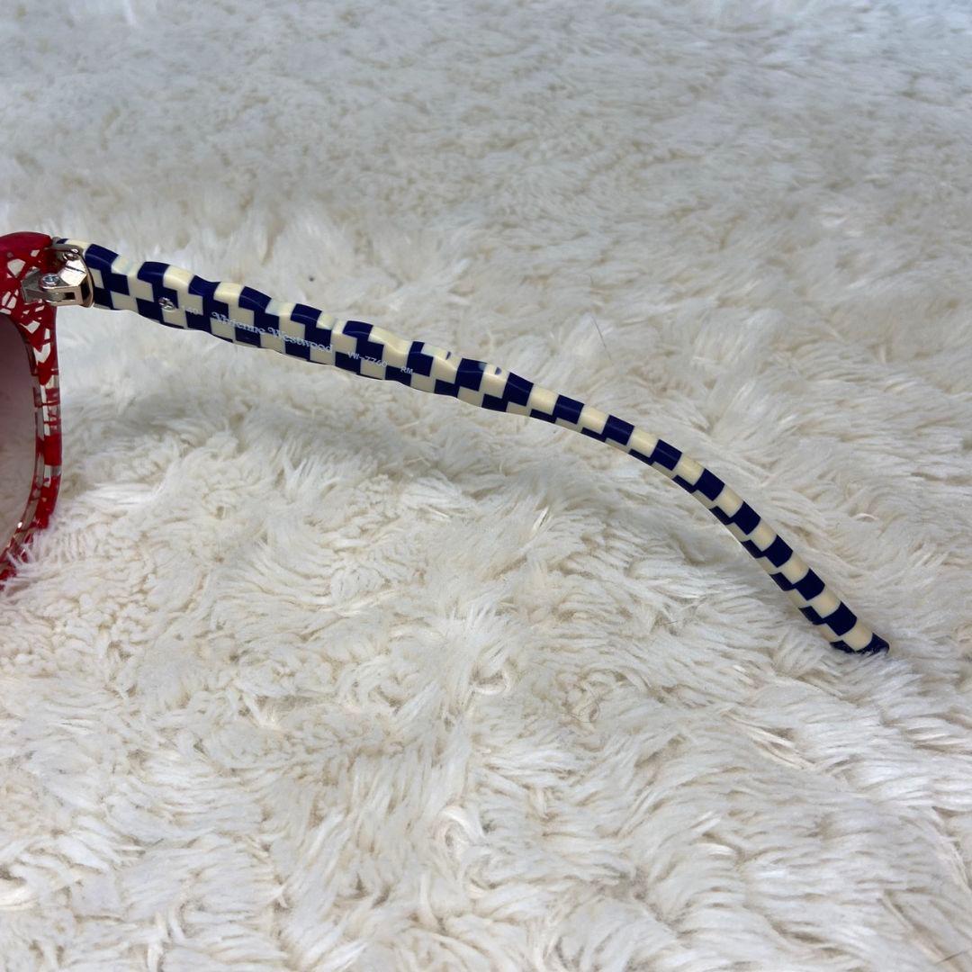 タグ✨Vivienne westwood オーブ セイコー サングラス 赤 白 - メルカリ