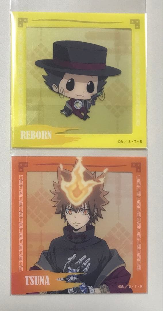 家庭教師ヒットマンREBORN オシアド スクエア クリアカード 沢田綱吉