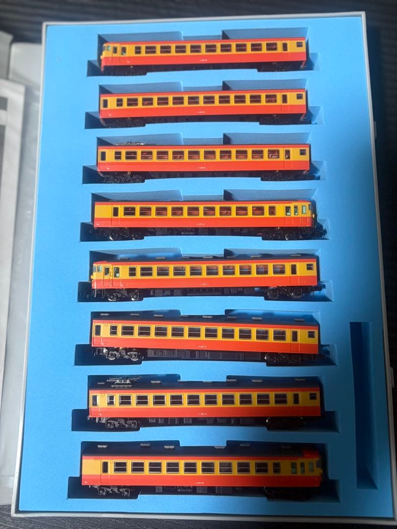 A-5320 国鉄167系 修学旅行色 非冷房「わかくさ」8両セット