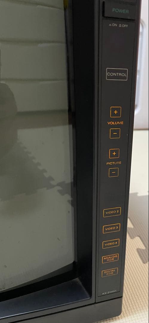 希少品】ソニートリニトロンカラーモニターKX-21HV1 ジャンク品 部品