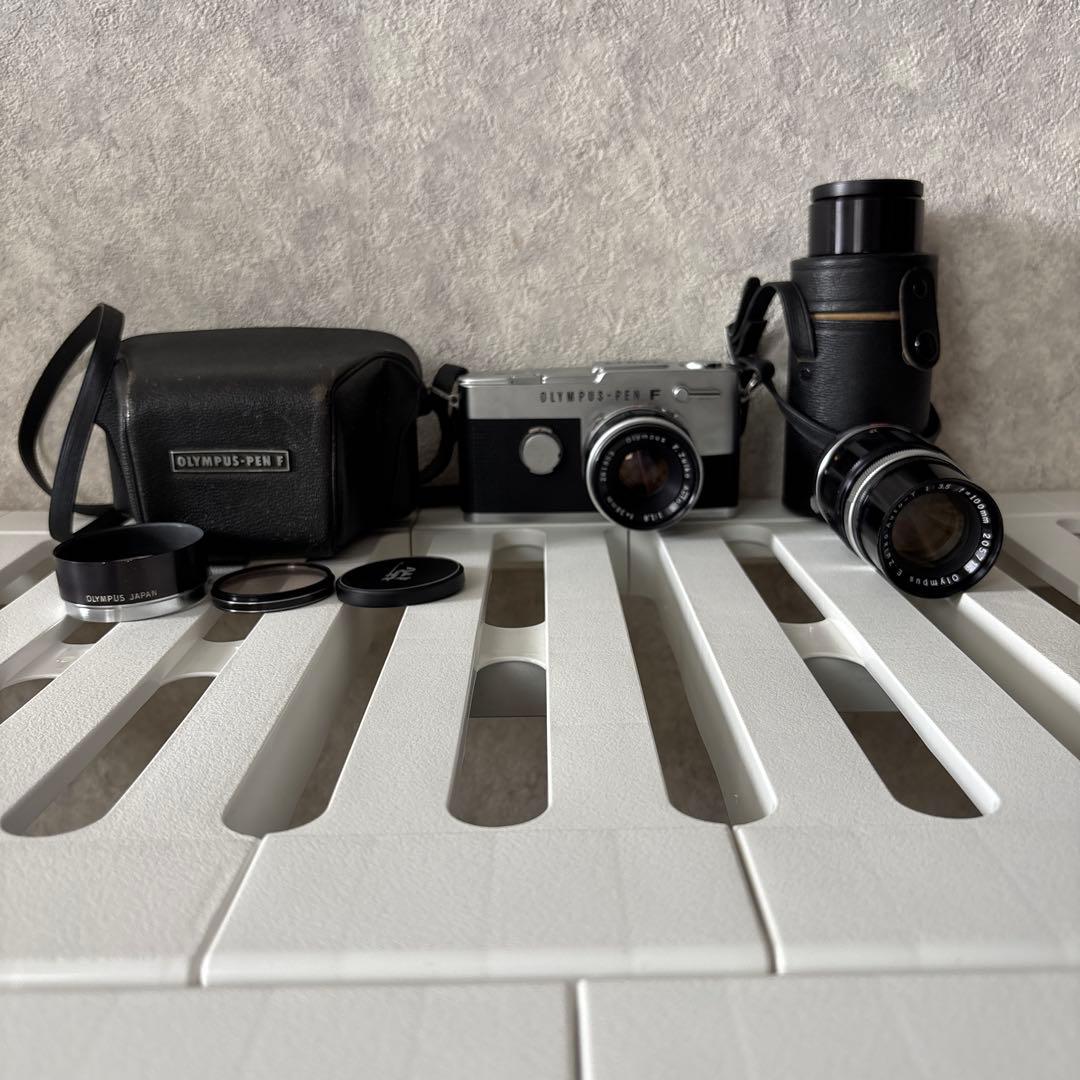 月埜Olympus pen fv フィルムカメラ レンズセット OLYMPUS Pen FV ハースサイズ一眼レフ｜歩きまわる写真館・ひらい