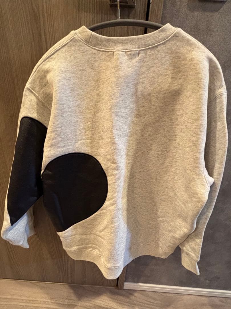 NKNIT pattern pullover sweat L.GRAY 130