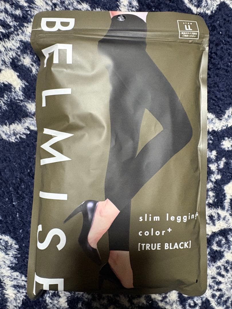 BELMISE スリムレギンス TRUE BLACK LL - メルカリ