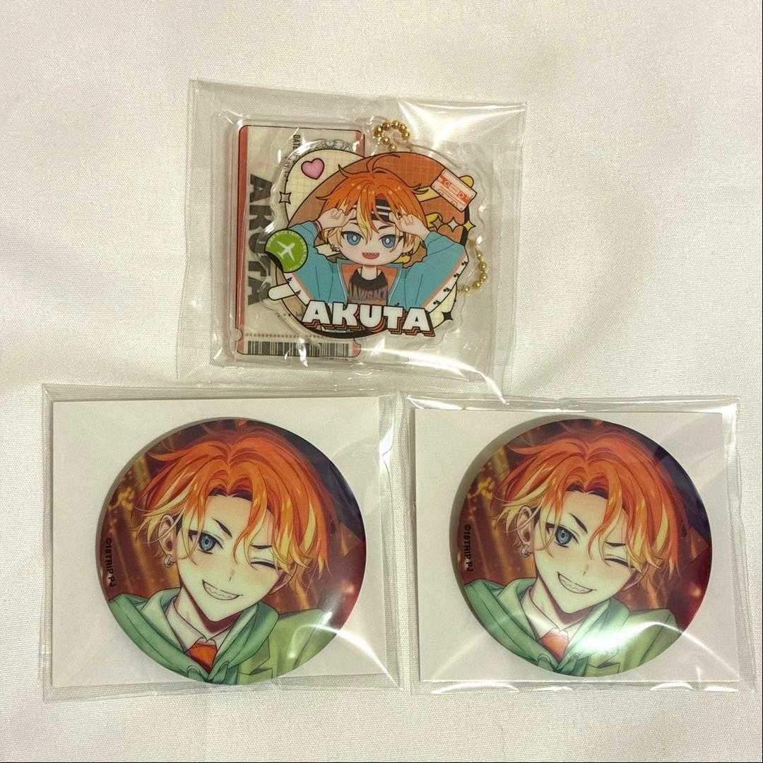 18TRIP 五十竹 あく太 アクリルスタンド 缶バッジ vol.8 - メルカリ