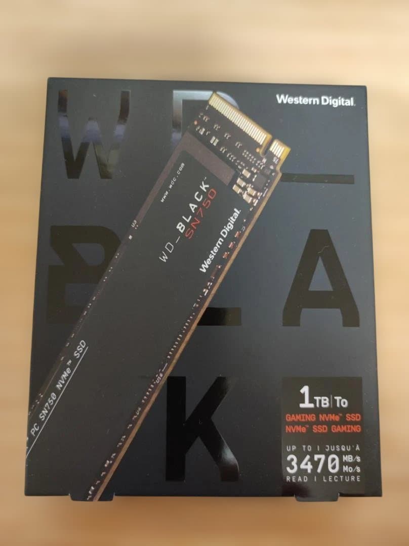内蔵型SSD WD Black SN750 NVMe 1TB (WDS100T3X0C) WD_BLACK SN770 NVMe™ SSD | Sandisk