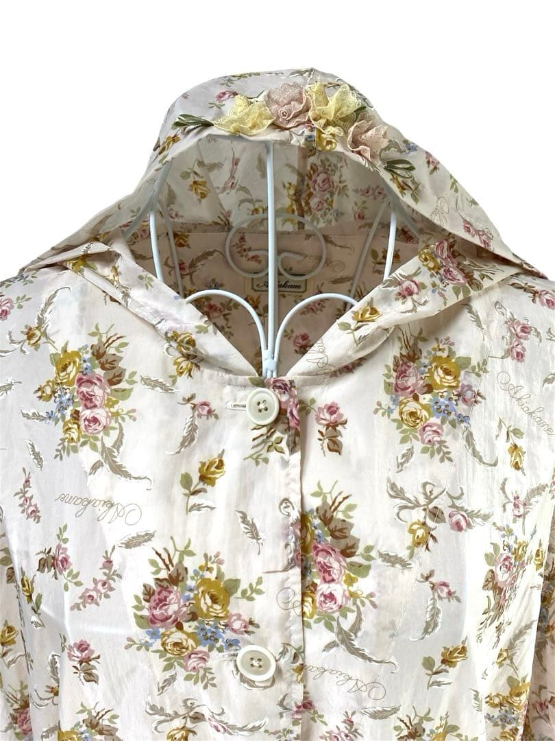 美品 希少品 Akiakane さえら レインコート コンパクト フリーサイズ