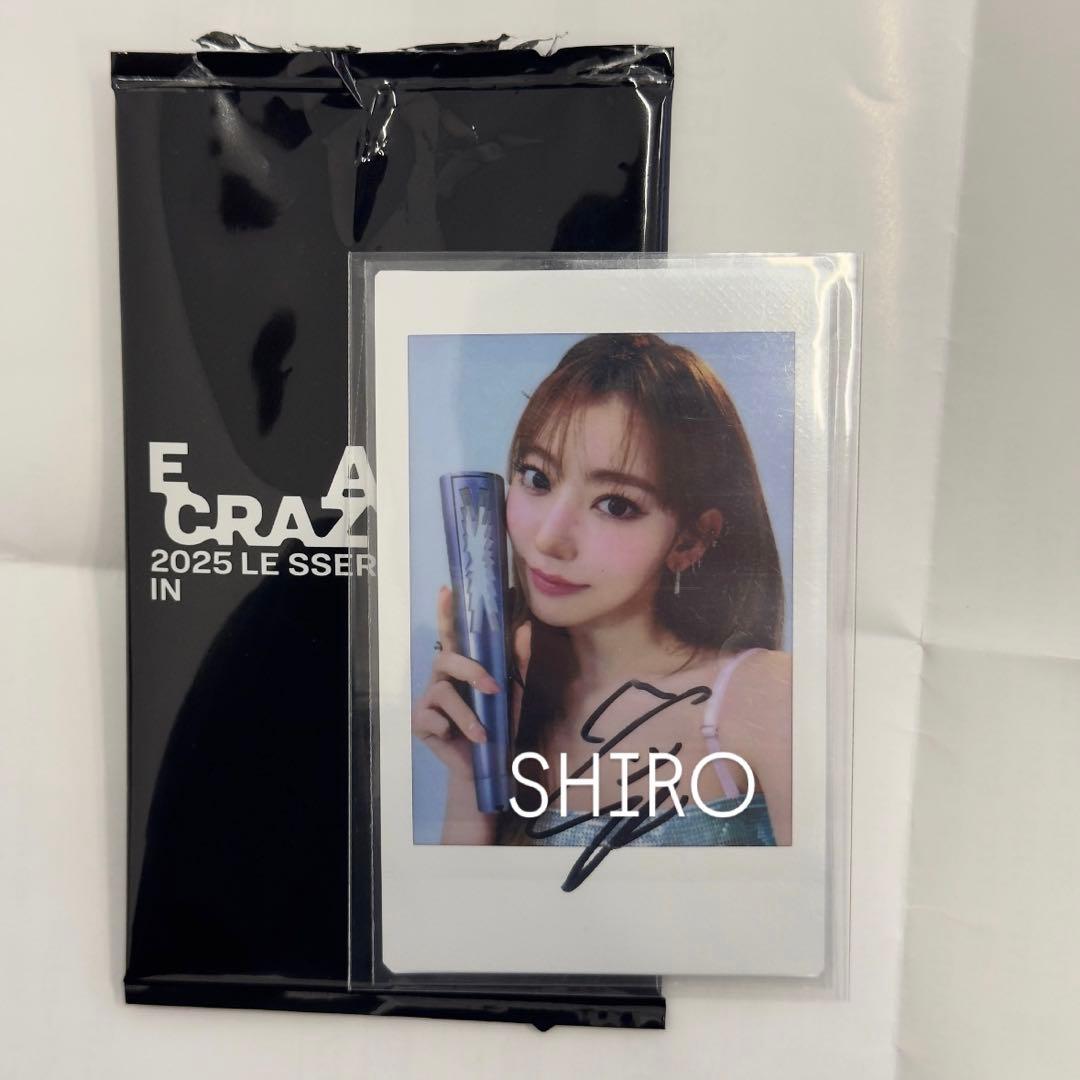 LE SSERAFIM ツアー インスタントフォト サクラ 直筆サイン チェキ LE SSERAFIM ルセラフィム 東京ドーム インスタントフォトカード