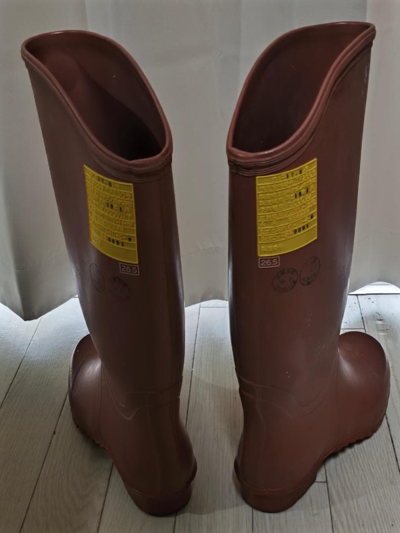ヨツギ 絶縁ゴム長靴（えぐり） YS-111　電気工事　　26.5ｃｍ　（中古）