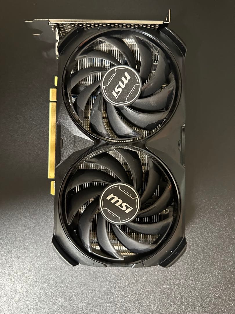 グラフィックボード・グラボ・ビデオカード Geforce RTX 4060Ti VENTUS 2X BLACK 8G Amazon | MSI GeForce RTX 4060 Ti 8G VENTUS 2X BLACK E1 OC デュアル