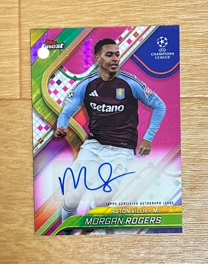 Topps Soccer モーガン・ロジャーズ 直筆サインカード /125 - メルカリ