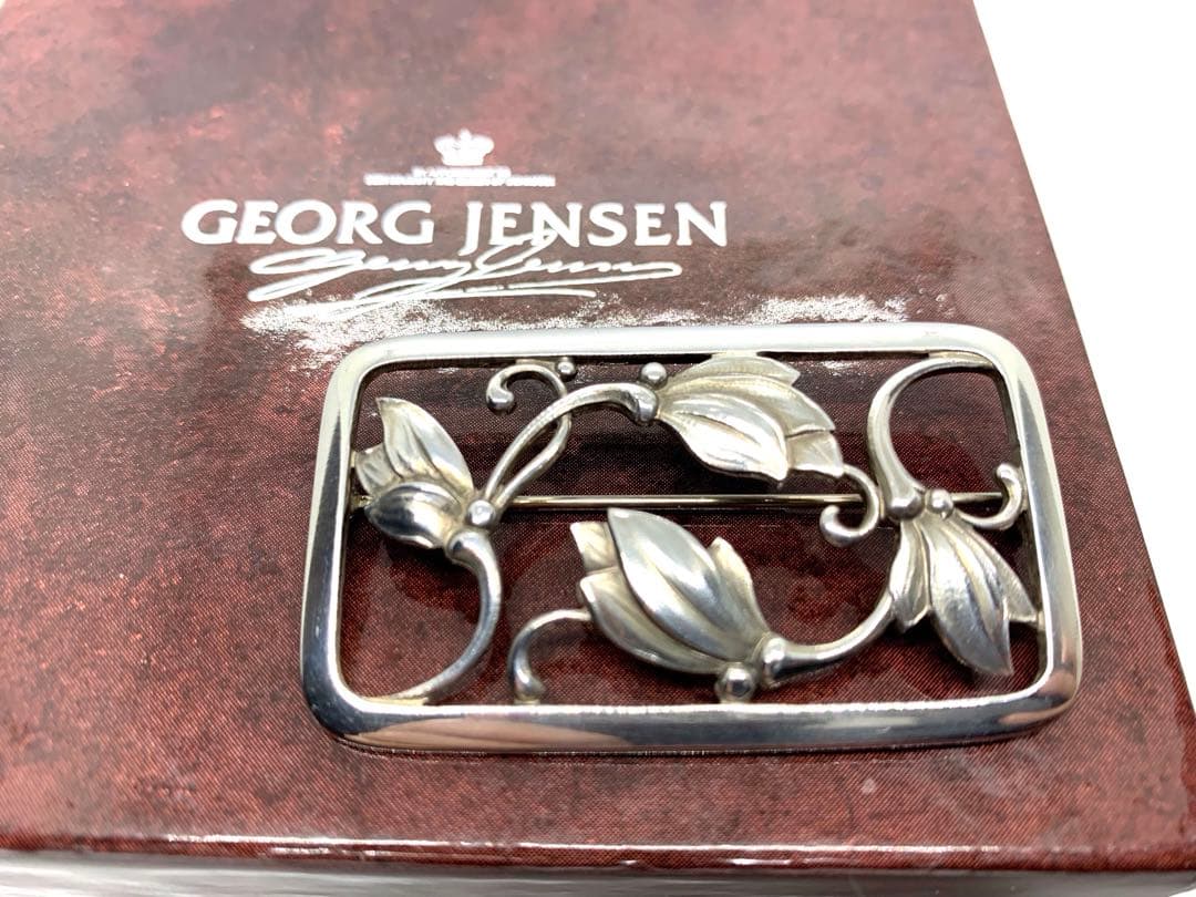 ジョージジェンセン ブローチ 花柄 - メルカリ