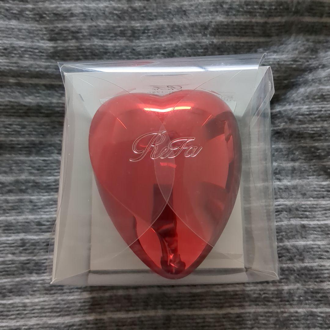 新品】Refa リファ ハート型ブラシ（ シャインレッド） - メルカリ