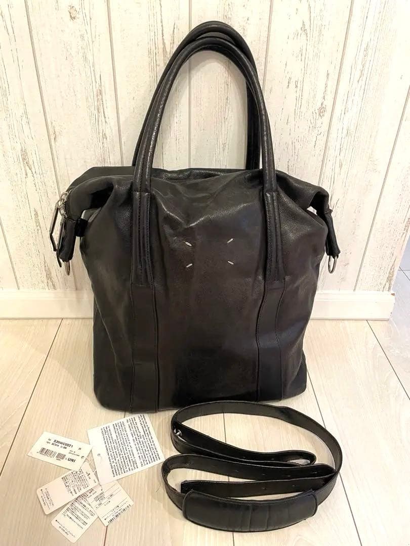 メゾンマルタンマルジェラ レザーセーラーバッグ - メルカリ