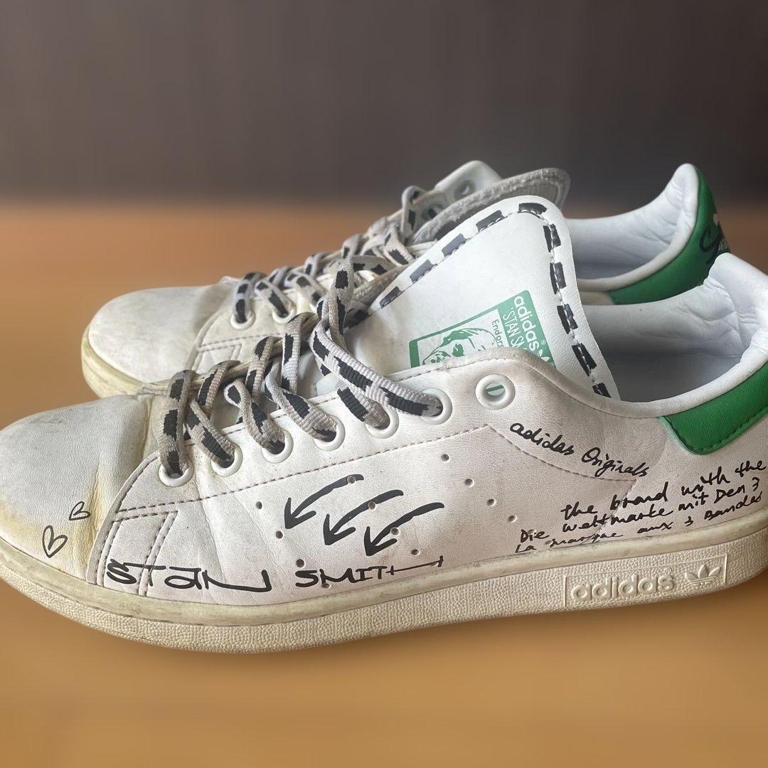 adidas Stan Smith 手書きサイン入り 26㎝ - メルカリ