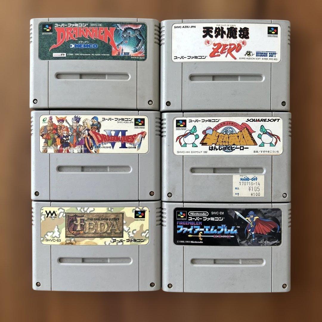スーパーファミコン 6本 まとめ売り① - メルカリ