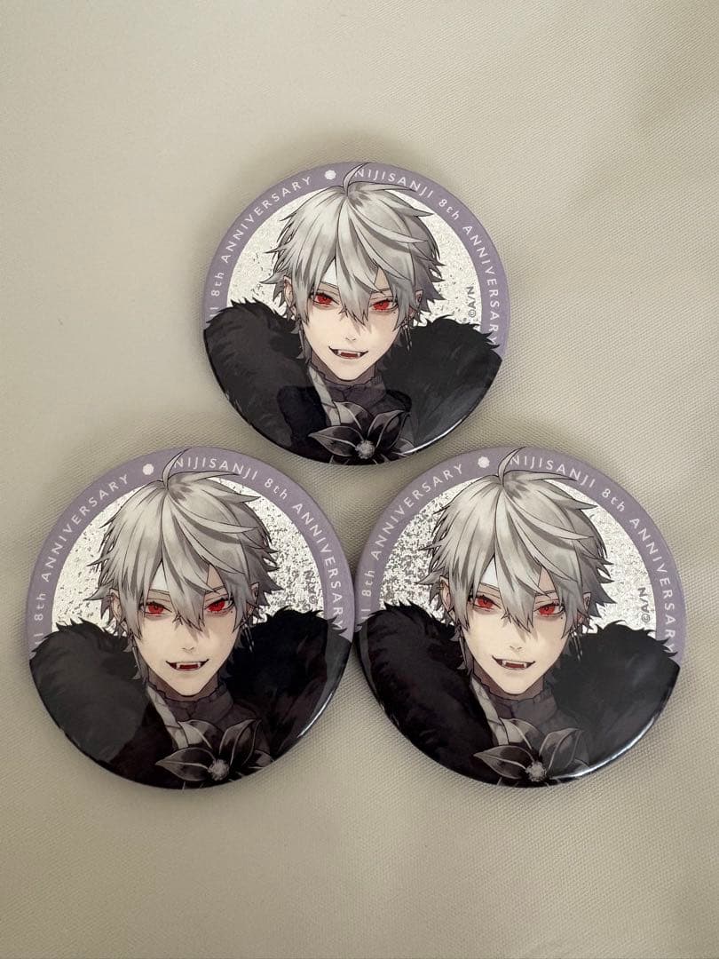 葛葉【にじさんじ 8th Anniversary】ランダムグリッター缶バッジ