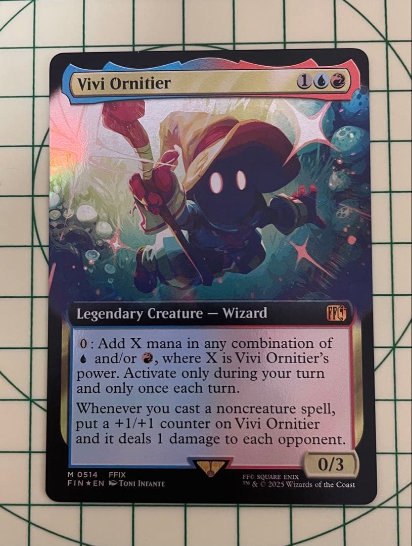 拡張Foil 迷える黒魔道士、ビビ/Vivi Ornitier 英語版1枚 迷える黒魔道士、ビビ/Vivi Ornitier《英語》【FIN】