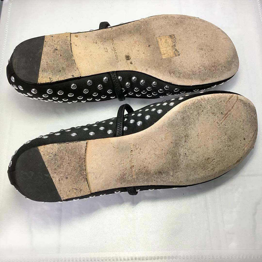 ☆極美品☆MARCJACOBSサブリナ スタッズ バレエ フラットシューズ 24