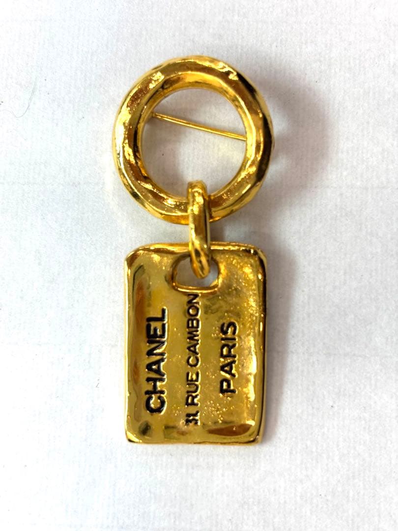 再値下げ！美品☆ビンテージシャネル☆CAMBONタグ ブローチ☆ゴールド 中古・古着通販】CHANEL (シャネル) ブローチ ゴールドカラー×シルバー