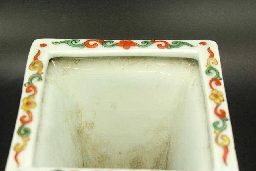 茶道具 唐物 赤絵 龍紋 尊瓶 高31.7cm 中国美術(A925) - メルカリ