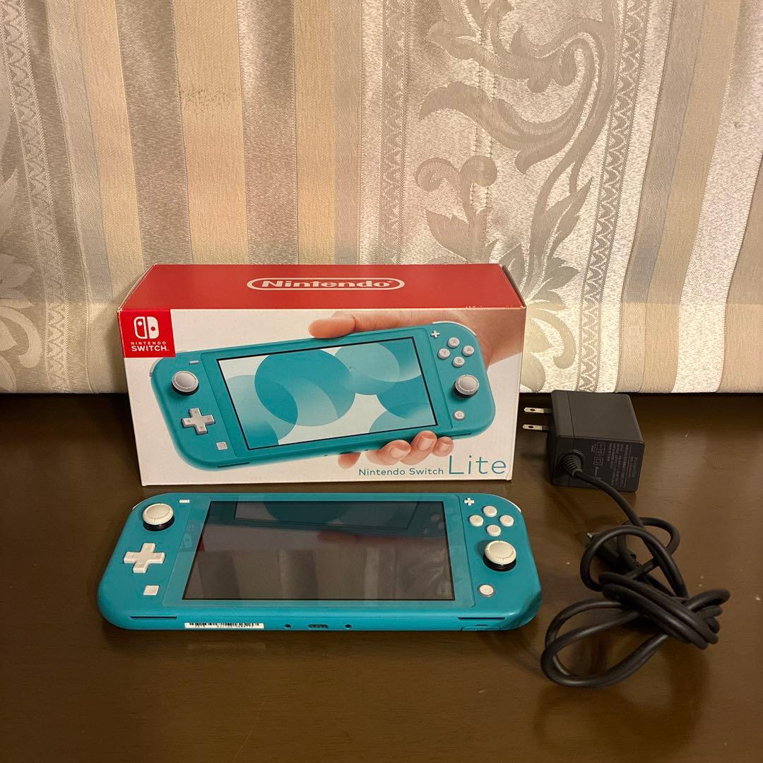 【動作確認済】Switch Lite ターコイズ スイッチライト 充電器付 Nintendo Switch Lite 本体【 充電ケーブル付 】選べるカラー