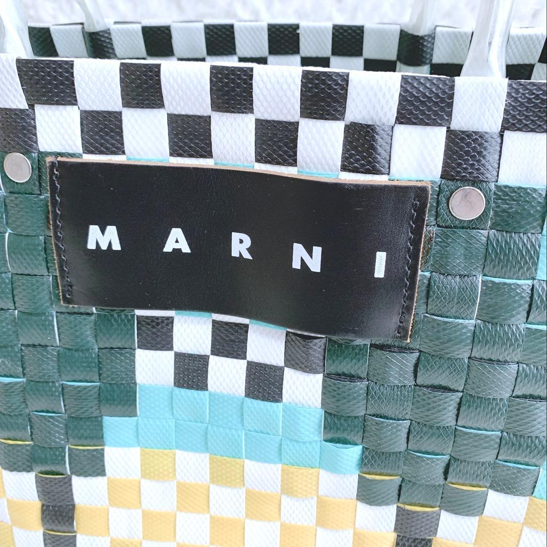 AIKO様専用】 MARNI フラワーマーケット 編み込み かごバッグ - メルカリ