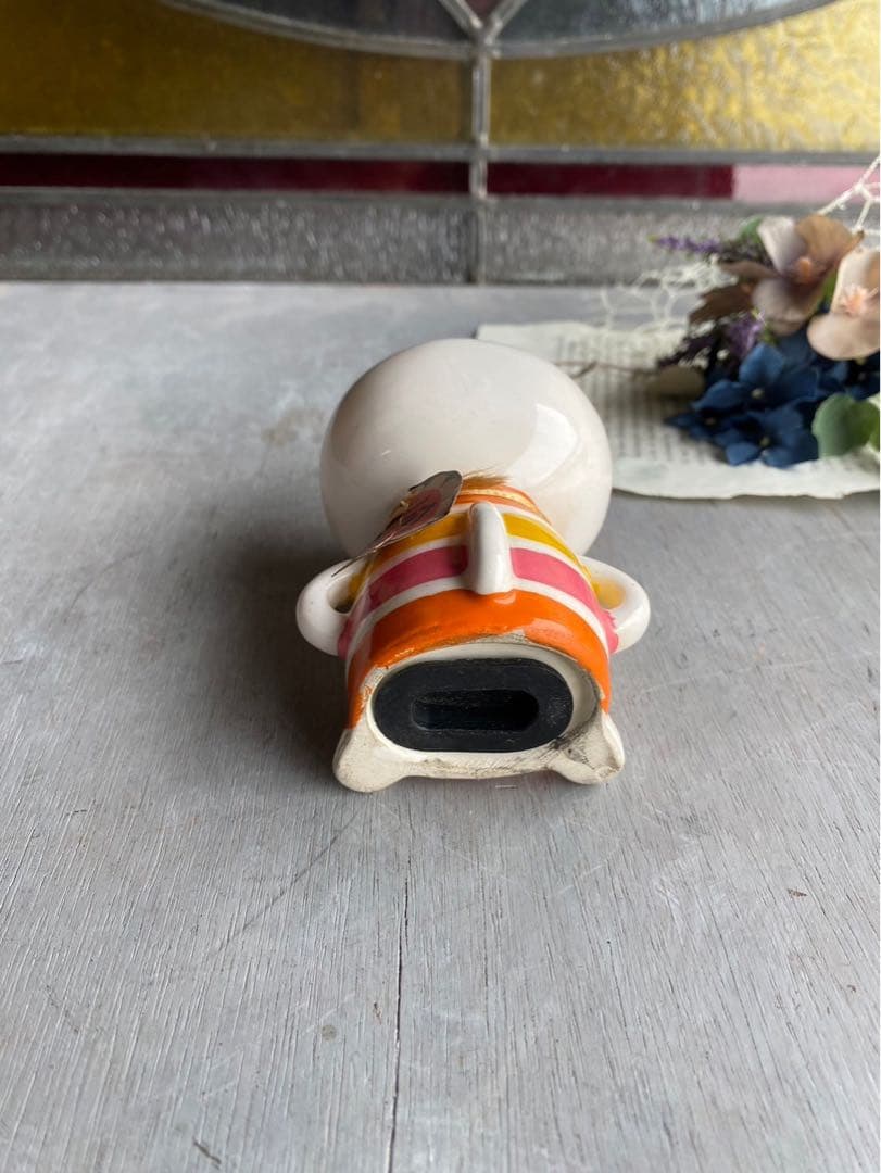 内藤ルネ RUNE 貯金箱 動物園 フーテン 猫 ネコ 陶器 昭和レトロ