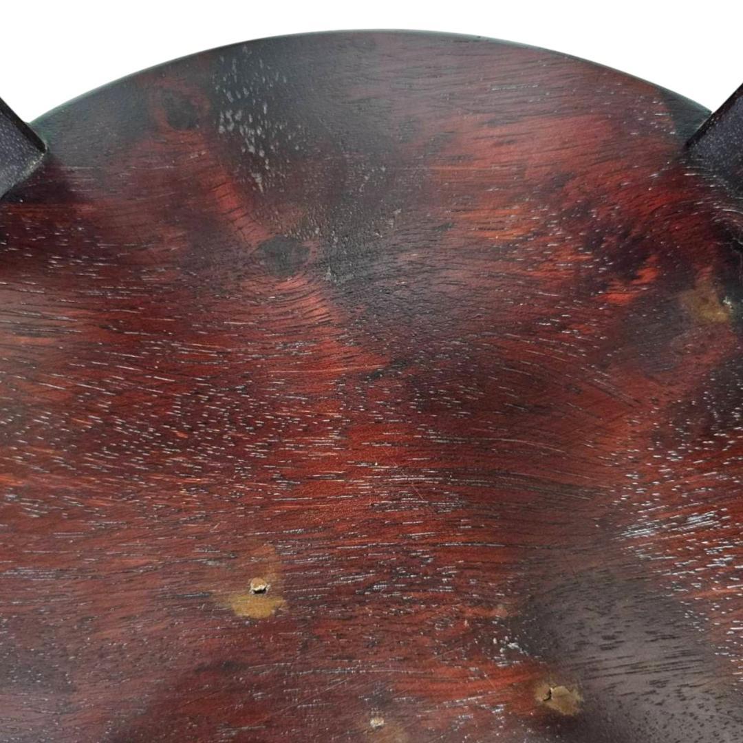 現状渡し】九州民芸家具 南京小椅子 丸座 2脚セット① ろくろ脚