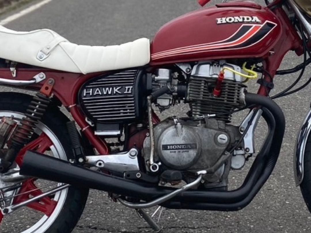 クロスメガホンマフラー　cb250t 楽天市場】HONDA CB250N CB400N ホーク3 極 サイドクロス管 メガホン