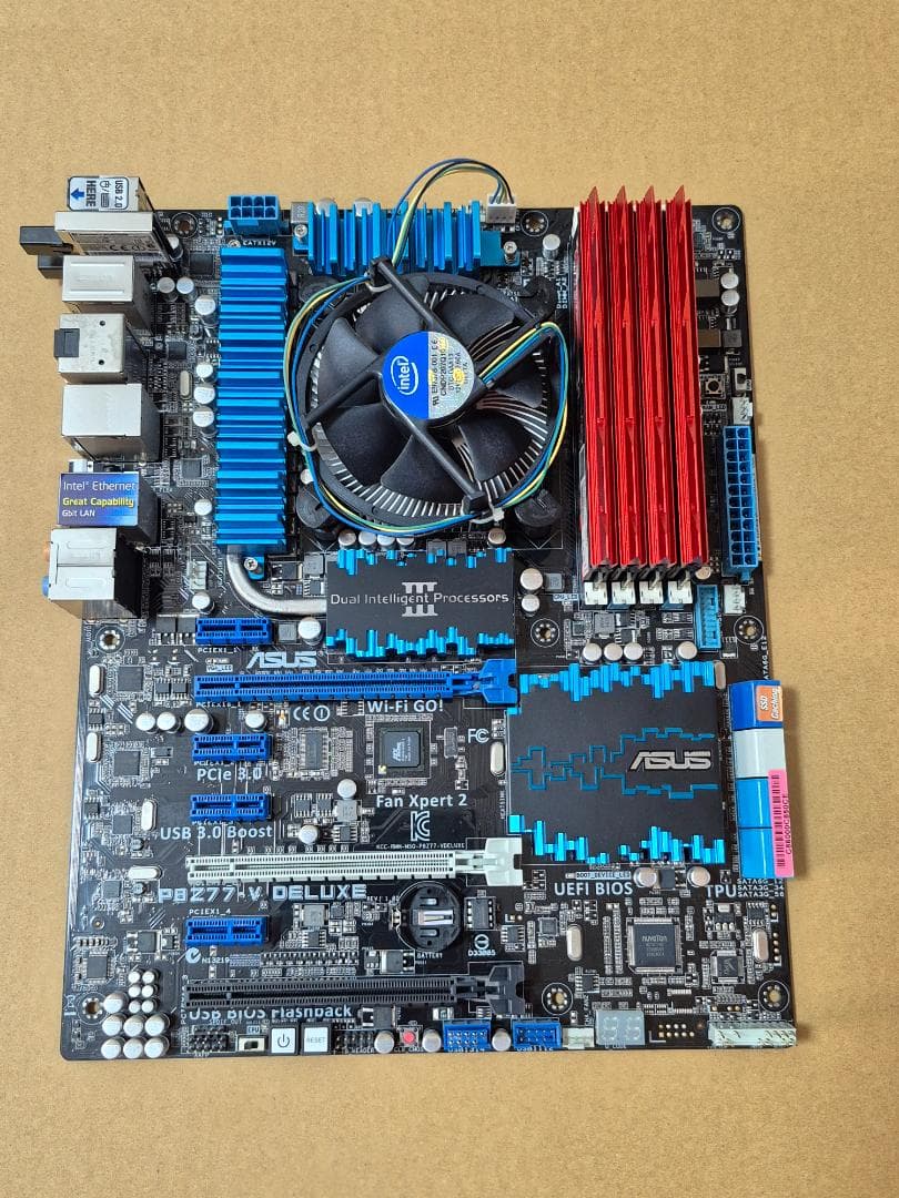 ASUS P8Z77-V DELUXE マザーボード&Corei7-3770K Amazon | ASUSTek Intel Socket 1155 DDR3メモリ対応 ATXマザーボード