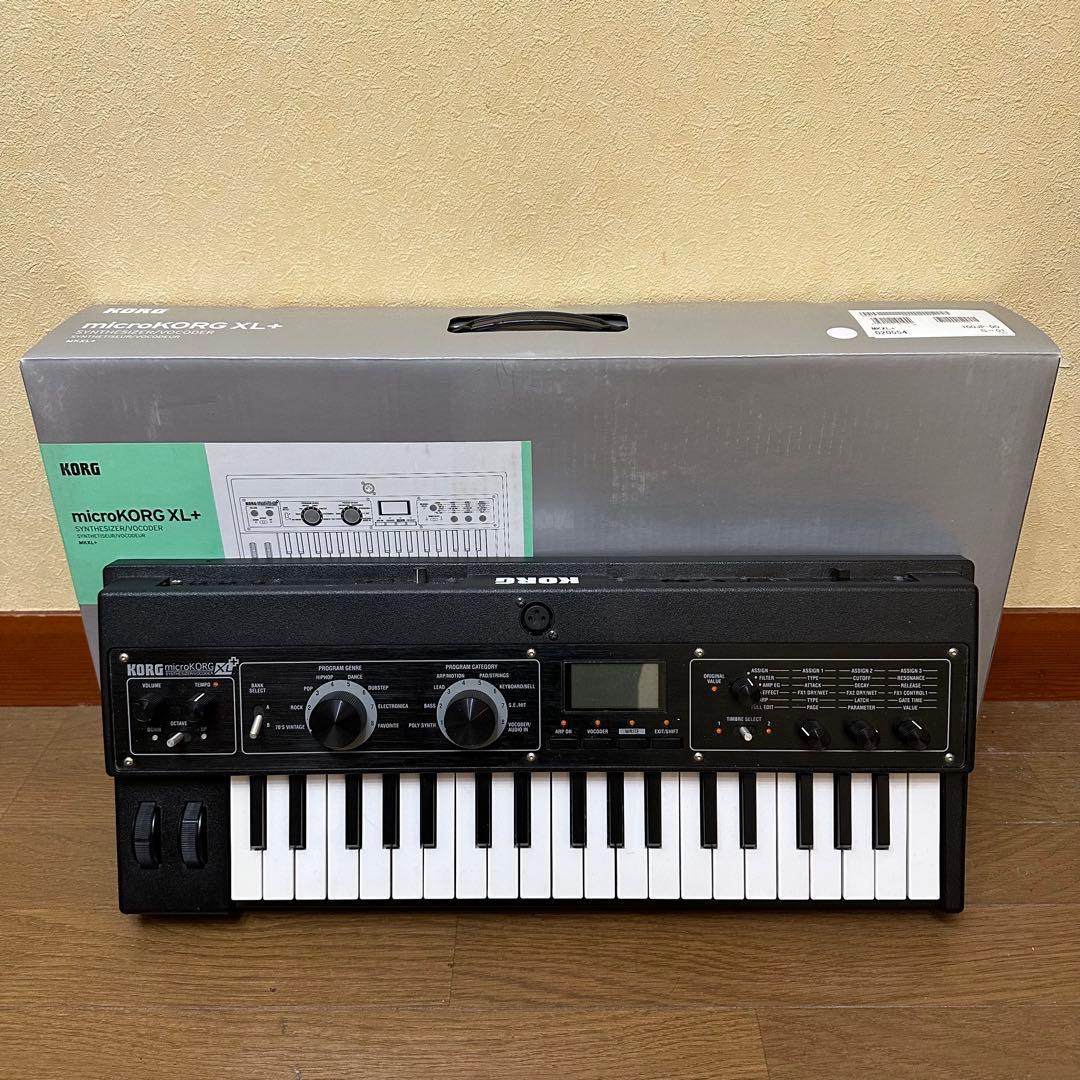KORG microKORG XL+ コルグ マイクロコルグ シンセサイザー - メルカリ