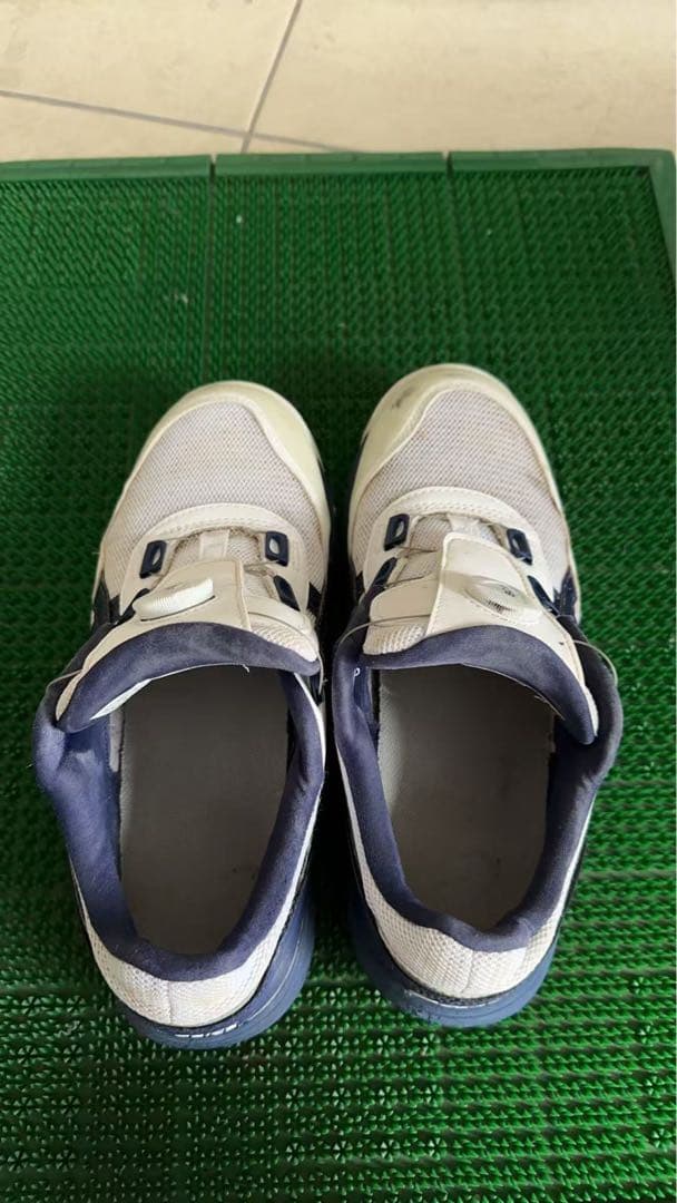 ASICS 安全靴 ホワイト/ネイビー 26.5cm