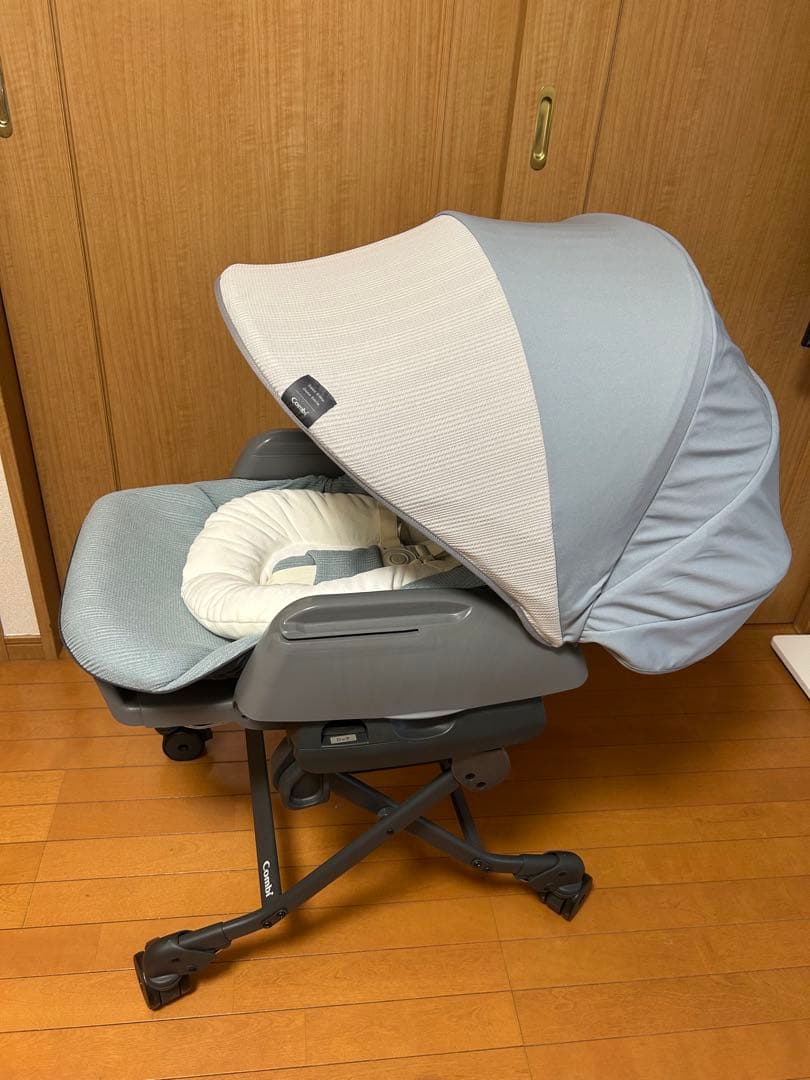 【美品】コンビネムリラATSWING BEDi Long スリープシェルEG ハイローチェアレンタル｜ネムリラAUTOSWINGスリープシェルEG+